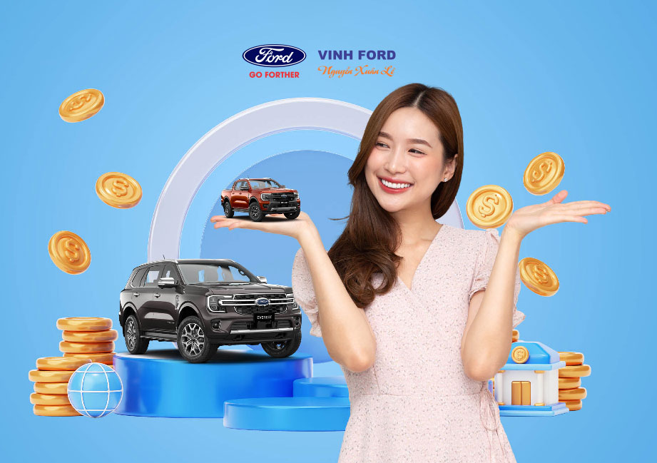 Mua xe Ford trả góp tại TP Vinh – Lãi suất ưu đãi